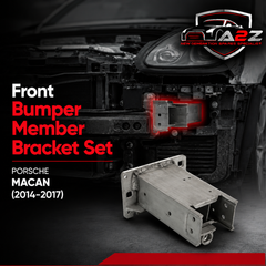 Front Bumper Member Bracket Set Right 8R0807134B & Left 8R0807133A Compatible With Porsche Macan (2014-2017) Tag No.243