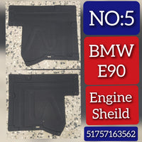 Engine Splash Shield Under Cover Center 51757163562 Compatible with BMW 3 Series E90 Tag No.5