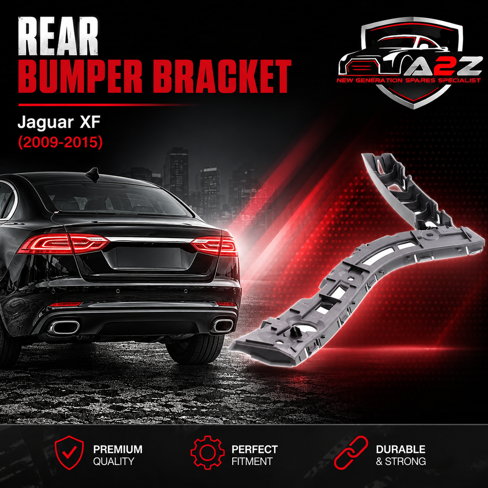 Rear Bumper Bracket Left C2Z13534 & Right C2Z13533 Compatible With Jaguar XF (2009-2015) Tag No.3007