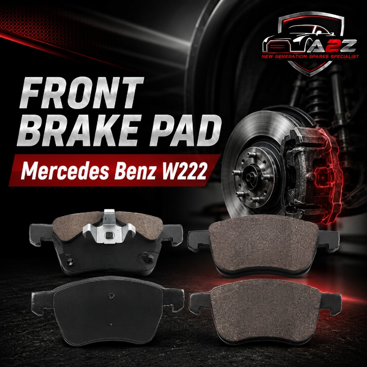 Front Brake Pad Set 0004205700 Compatible With Mercedes Benz W222