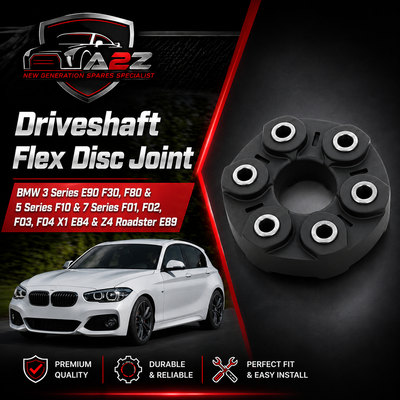 Driveshaft Flex Disc Joint  26117610061 Compatible With BMW 3 Series E90 F30, F80 & 5 Series F10 &  7 Series F01, F02, F03, F04 X1 E84 & Z4 Roadster E89