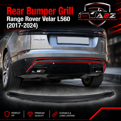 Rear Bumper Grill LR093596 Compatible With Land Rover Range Rover Velar - L560 (2017-2024) Tag No.24