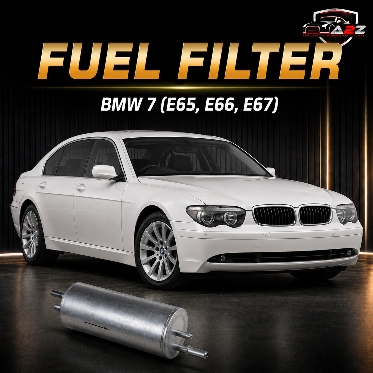 Fuel Filter H268WK & 16126754016 16126754016 16126754017 & KL167 Compatible With BMW 7 (E65, E66, E67)  Tag 117
