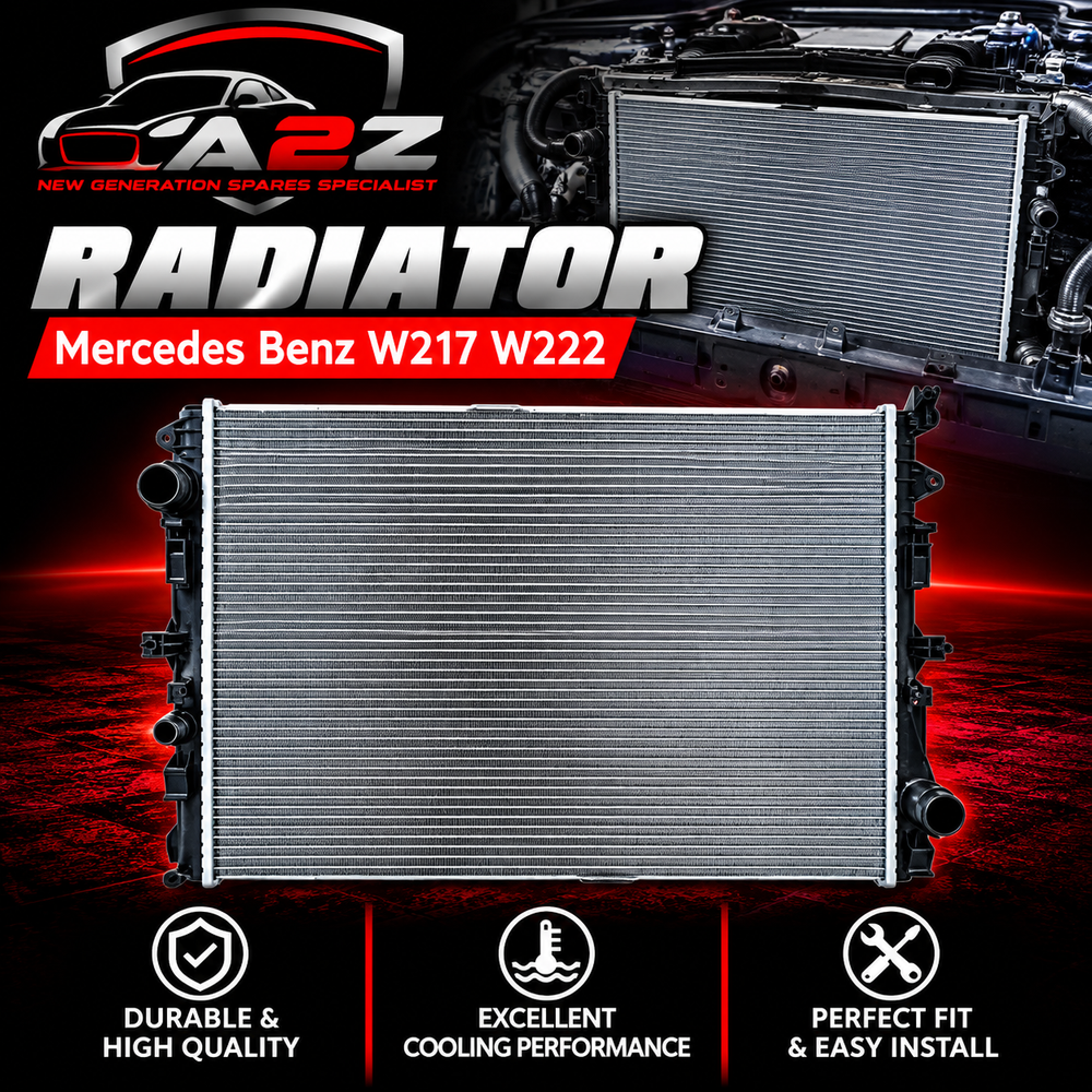 Radiator 995003303 995007100 995008800 A0995003303 A0995007100 A0995008800 Compatible With Mercedes Benz W217  W222
