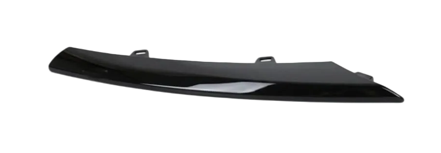 Glossy Black Fog Cover Chrome Set Left CU0211BL & Right CU0212BL Compatible With Jaguar XJL (2010-2015) Tag No.604