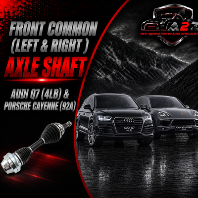 Front Common (Left & Right )Axle Shaft 7L0407271F Compatible With AUDI Q7 (4LB) & PORSCHE CAYENNE (92A) & VW TOUAREG (7LA, 7L6, 7L7) (Pack Of 1)