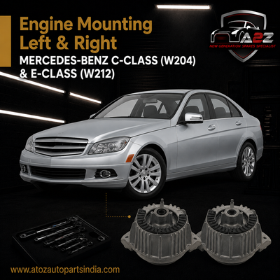 Engine Mounting Left A2122404117 Right A2122404217 Compatible With MERCEDES-BENZ C-CLASS (W204) & E-CLASS (W212)