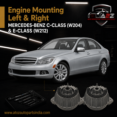 Engine Mounting Left A2122404117 Right A2122404217 Compatible With MERCEDES-BENZ C-CLASS (W204) & E-CLASS (W212)