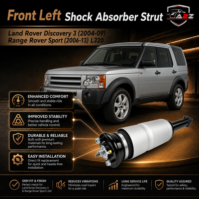 Front Left Shock Absorber Strut RNB501470 LR016414 LR016415 LR018398 LR032646 LR03428 LR034282 LR041108 RNB000855 RNB000856 RNB000857 RNB000858 RNB501180 RNB501190 Compatible With Land Rover Discovery 3 (2004-09) Range Rover Sport (2006-13)  L320