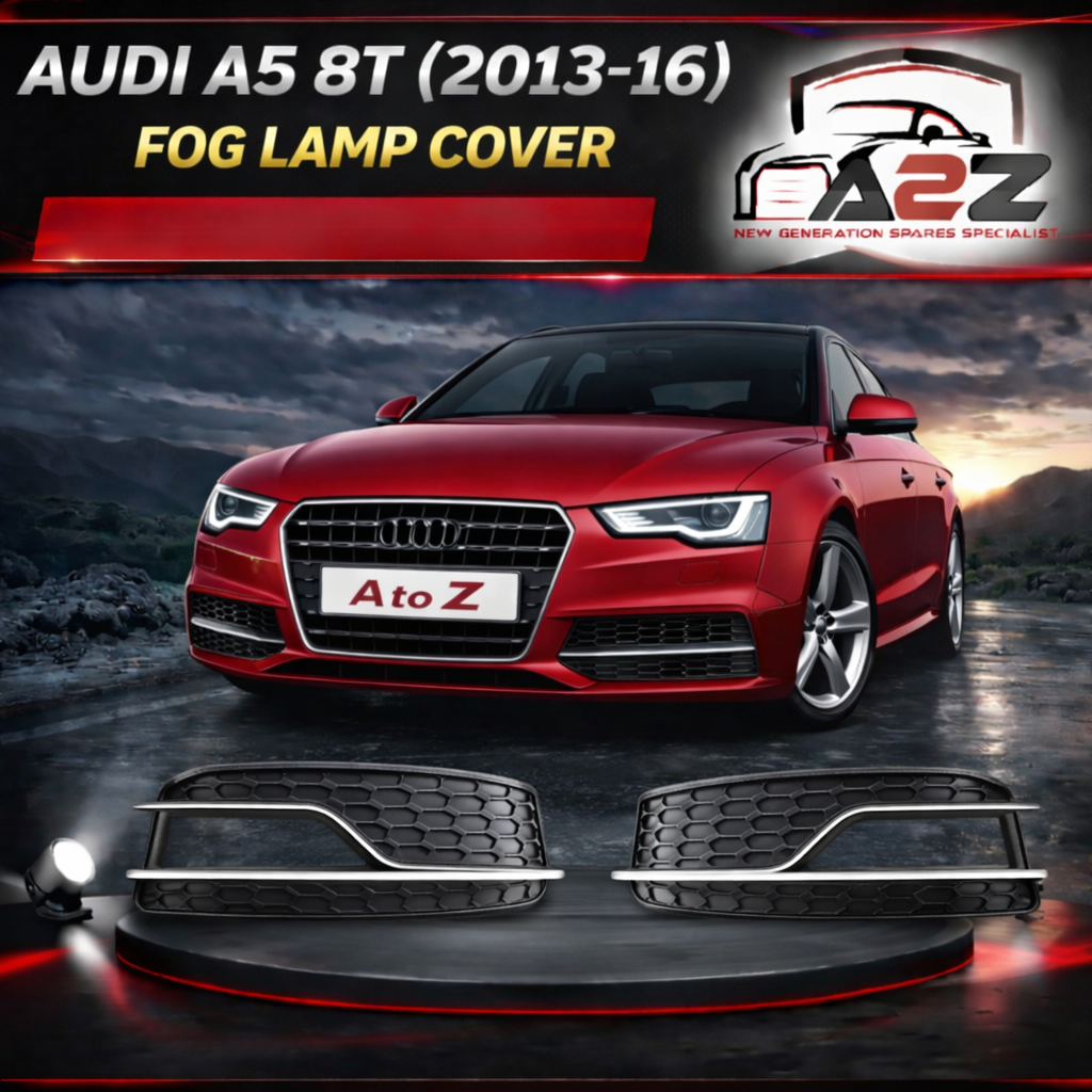 Fog Lamp Cover Left 8T0807681M & Right 8T0807682M Compatible With Audi A5 8T (2013-2016) Tag No.52