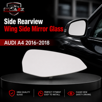Side Rearview Wing Side Mirror Glass Left 8W0857535C & Right 8W0857536C Compatible With AUDI A4 2016-2018