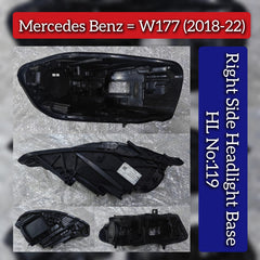 HeadLight Base Compatible With Mercedes Benz W177 (2018-2022) Tag No.119