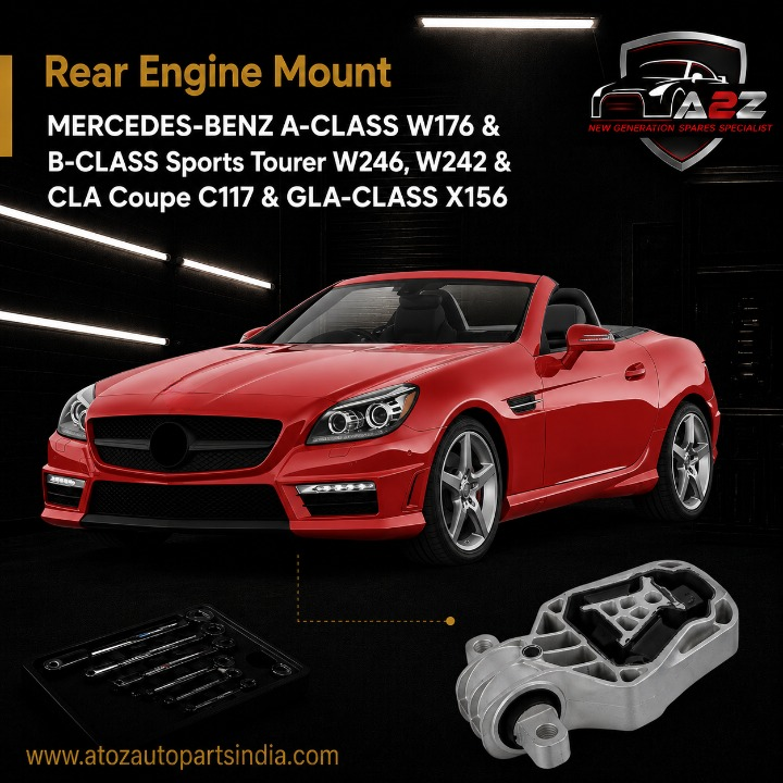 Rear  Engine Mount 2462401209 Compatible With MERCEDES-BENZ A-CLASS W176 & B-CLASS Sports Tourer W246, W242 & CLA Coupe C117 & GLA-CLASS X156