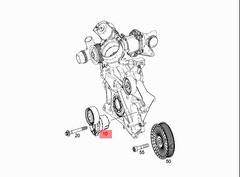 Belt Tensioner With Pulley 2742001370 Compatible With MERCEDES BENZ  C-CLASS (W205) & C-CLASS Convertible (A205) & E-CLASS (W213) & GLC (X253)