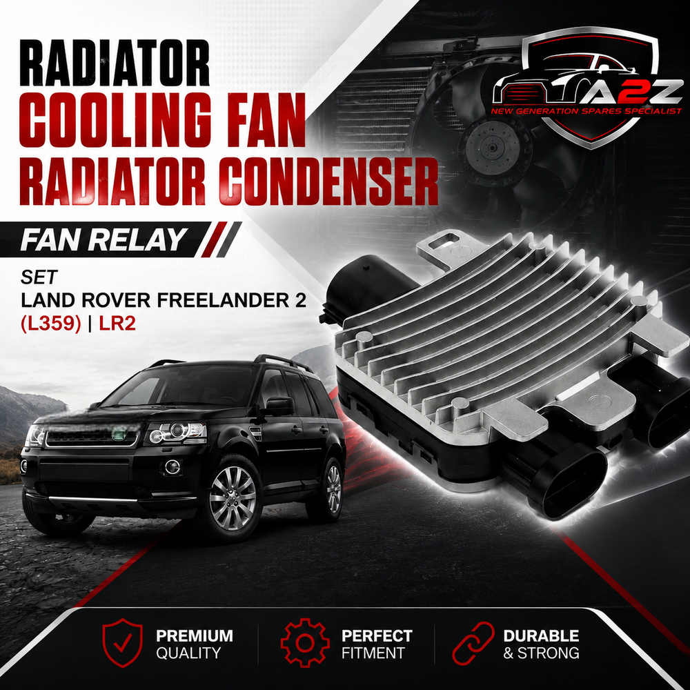Radiator Cooling Fan Radiator Condenser LR011907 LR020620 LR026078 (2 Pin) Compatible with LAND ROVER FREELANDER 2 (L359) | LR2