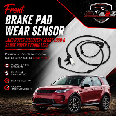 Front Brake Pad Wear Sensor LR061365 LR118035 LR121267 Compatible With LAND ROVER DISCOVERY SPORT L550 & RANGE ROVER EVOQUE L538