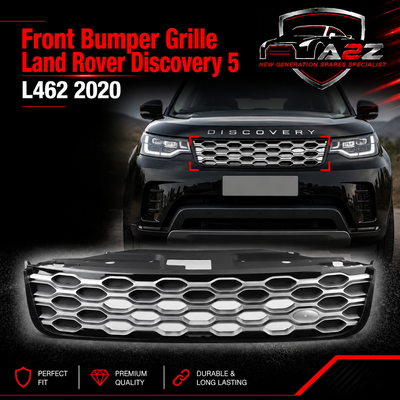 Front Bumper Grille LR142423 Compatible With Land Rover Discovery 5 L462 2020