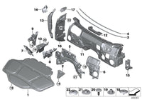 Sound insulating Engine Hood 51487393300 Compatible With BMW For 6 Series G32 (2017-20)