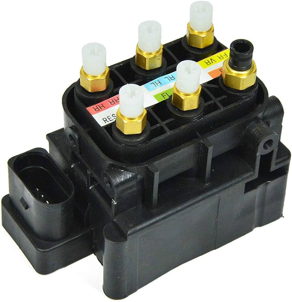 Air Suspension Solenoid Valve Block 2123200358 Compatible With MERCEDES-BENZ CLS C218 & E-CLASS W212 & GL-CLASS X164 & GL-CLASS X166 & GLE W166 GLS X166 & S-CLASS W221  W222