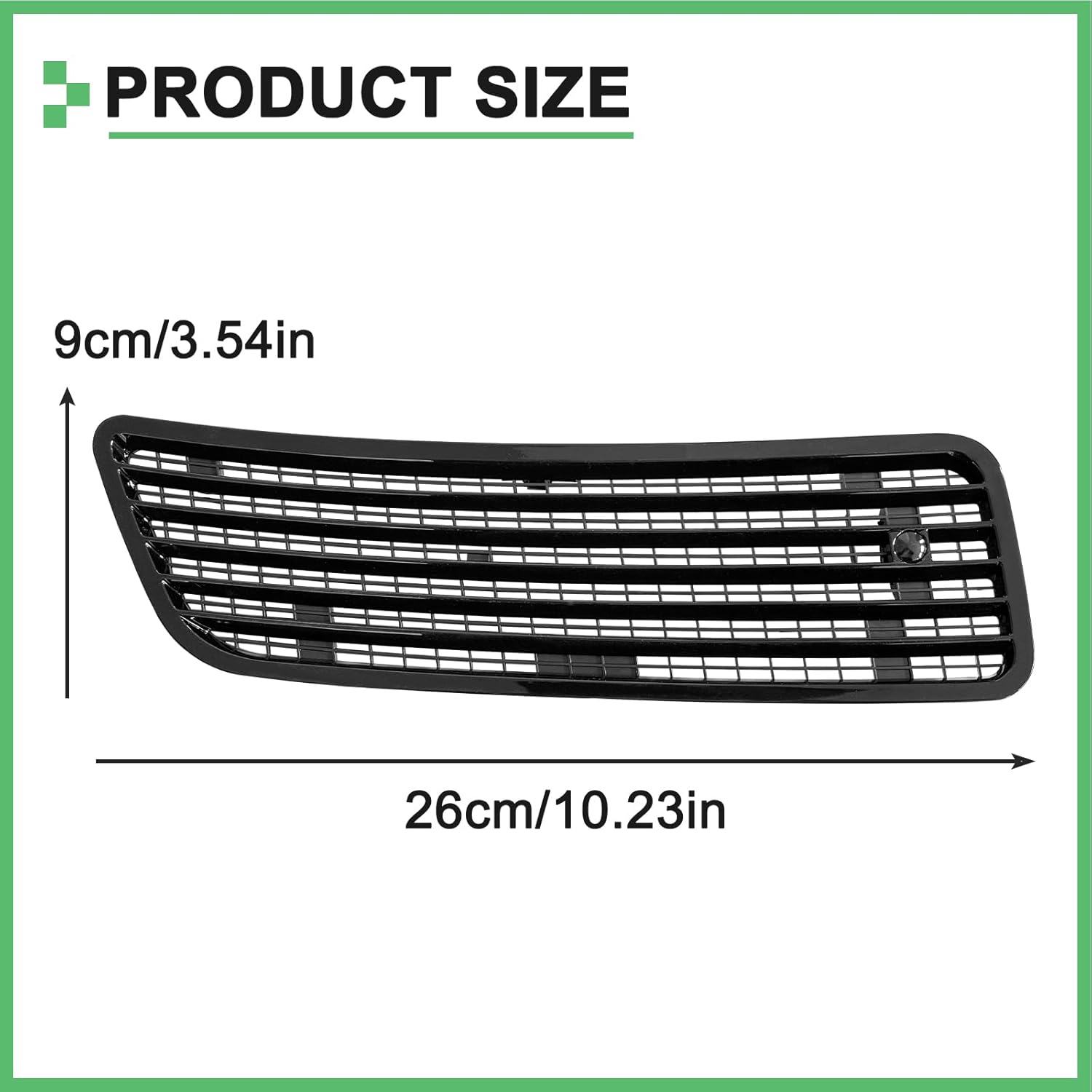 Hood Air Vent Grille Cover Set Left 2218800305 & Right 2218800205 Compatible With MERCEDES BENZ S-CLASS (W221)