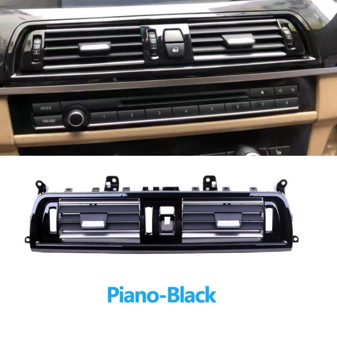 Ac Vent Compatible With Bmw 5 Series F10 2010-2017 6 Series F12 2012-2016 Ac Vent Ac Grill Glossy Black Front Set 64229166885 6422916688 64229166 888