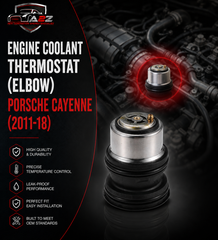Engine Coolant Thermostat (Elbow) 94810603401 Compatible With PORSCHE CAYENNE (92A) MACAN (95B) PANAMERA (970)