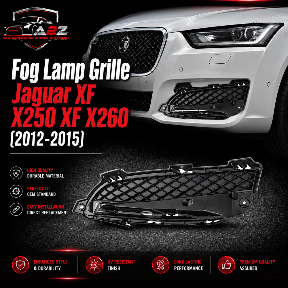 Fog Lamp Grille Right C2Z13177 Left C2Z13454 Compatible With Jaguar XF I (X250)  XF II (X260) (2012-2015) Tag No.601