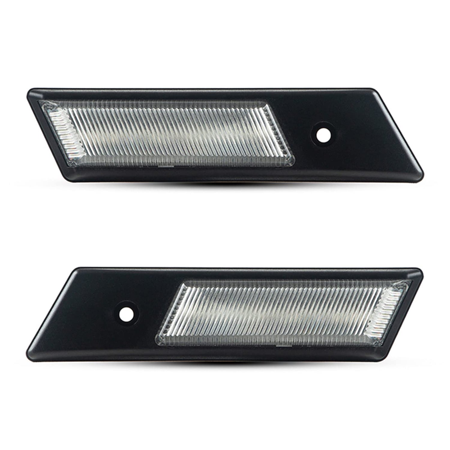 Fender Light Set (White) Left 63138357047 & Right 63138357048 Compatible With BMW 5 Series E34 (1995-98)