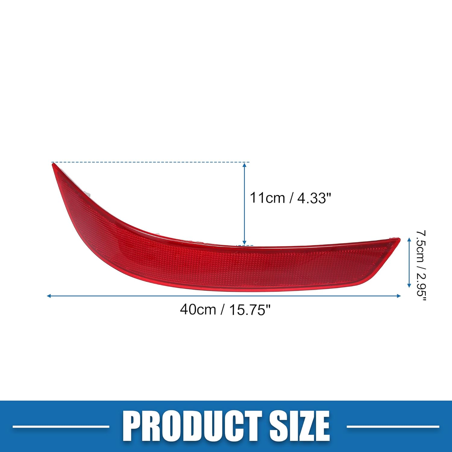 Rear Bumper Reflector Compatible With Mercedes Benz GL W164  Rear Bumper Reflector Left 1648200974 & Right 1648201074 Tag No.104