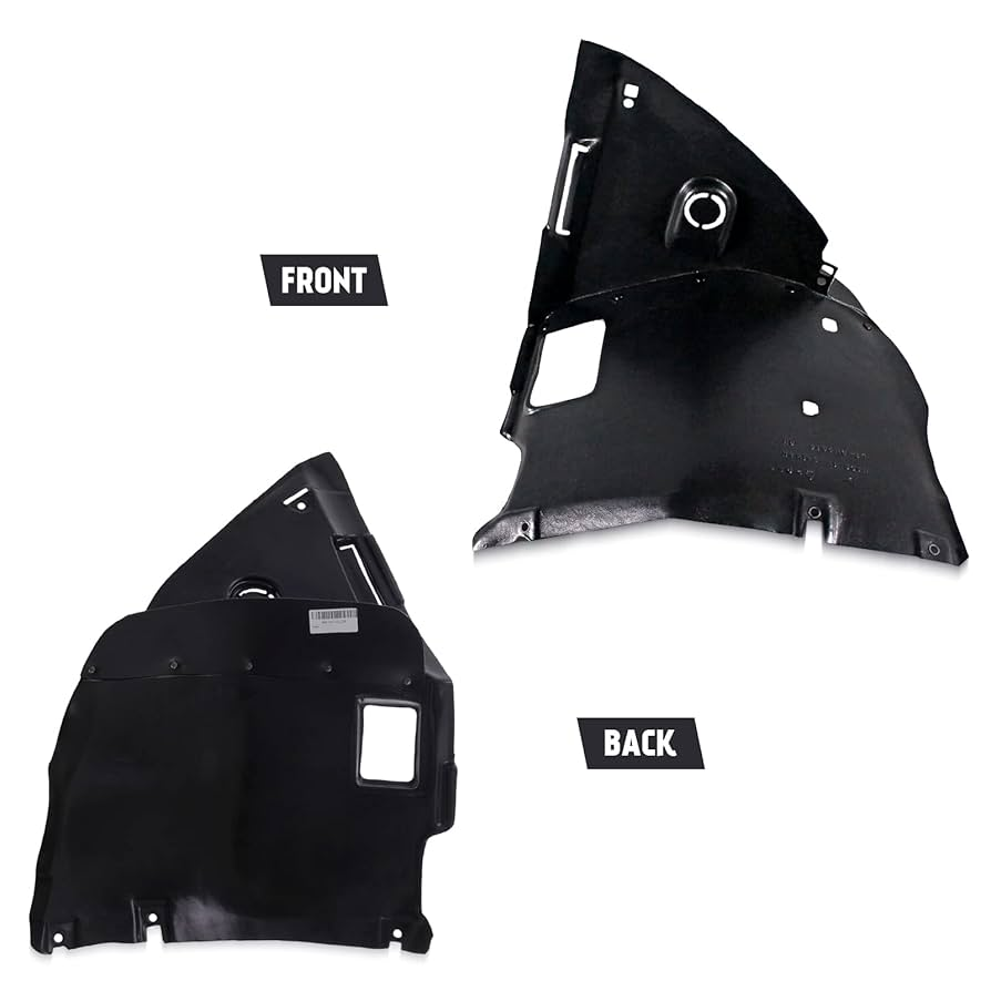 Front Wheel Fender Liner Left 51718193811 & Right 51718193812 Compatible With BMW For 3 Series E46 (1999-06)