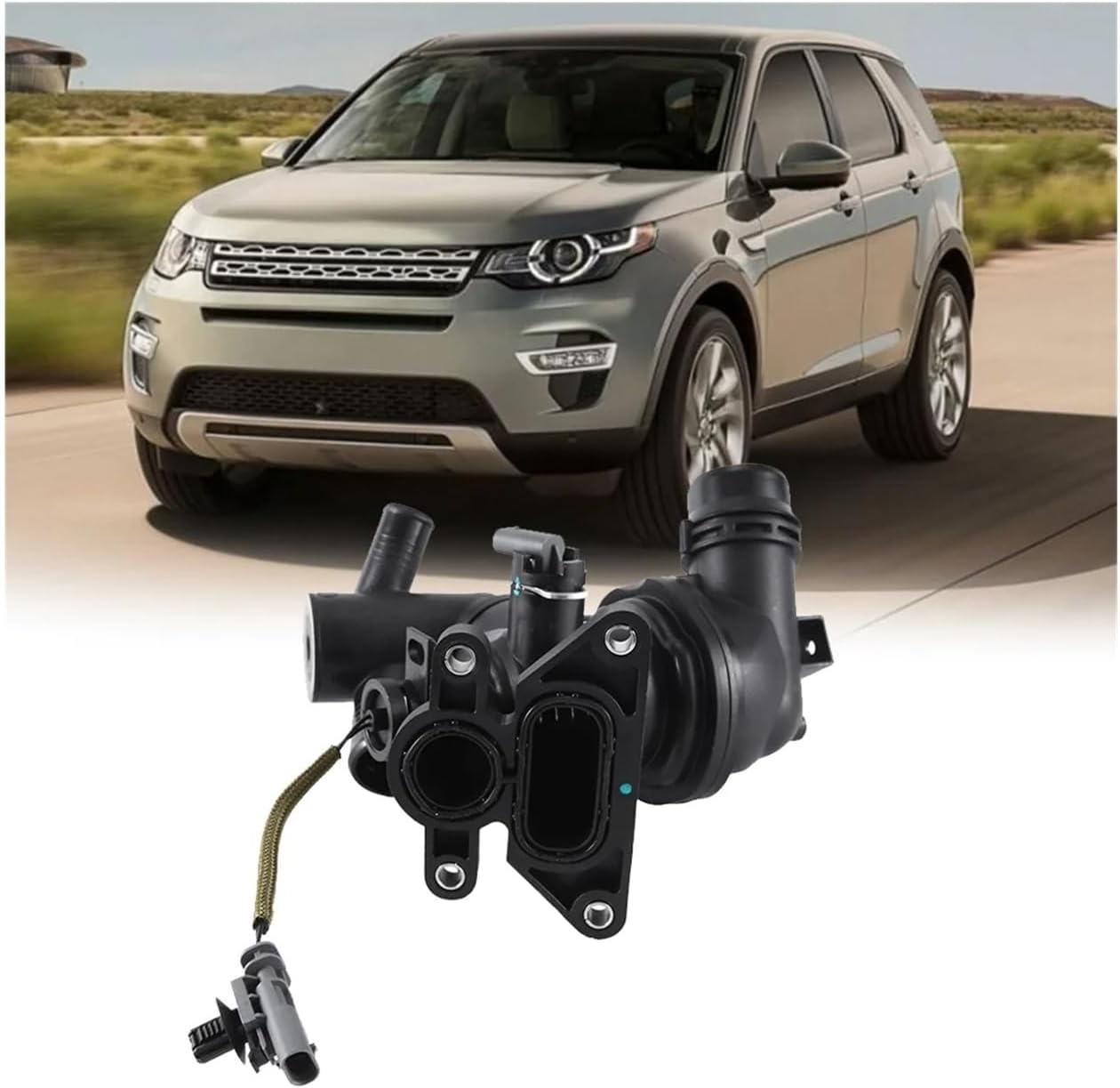 Elbow (Thermostat) LR105975 LR073694 For LAND ROVER DISCOVERY SPORT L550 & RANGE ROVER EVOQUE L538 Tag-E-116