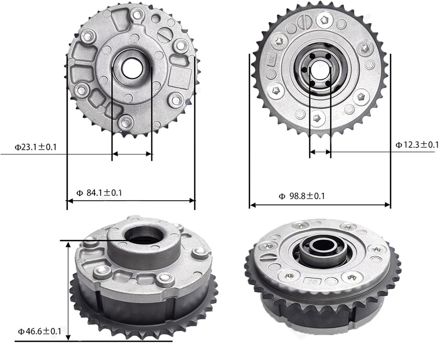 Intake Camshaft Adjuster Actuator 11367540347 11367540348 Compatible With BMW F01 F02