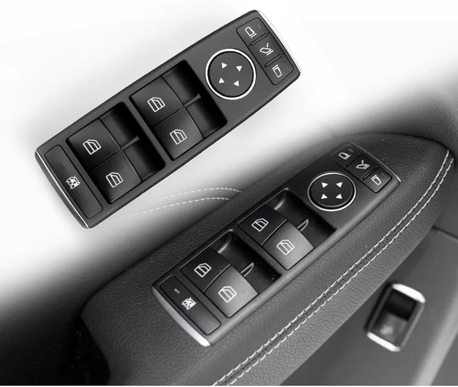 Window Black Switch (3 Pin) 1669054400 16690544009107 1669054400649107 Compatible with Mercedes-Benz A-CLASS W176 & B-CLASS 246, W166 176/246/242/117/166/157/292 Tag-SW-13