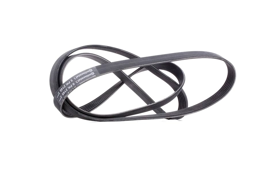 Multi Rib Belt 6PK2145 11288507588 Compatible With BMW 5 (F10), 5 Gran Turismo, 6 Coupe, 6 Gran Coupe, 7,  X5, X6  (CONTINENTAL)
