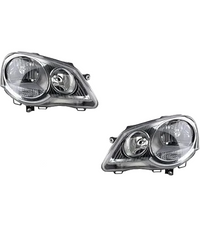 Head Light Set Left 6Q1941007 & Right 6Q1941008 Compatible With Volkswagen Polo (20050