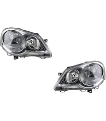 Head Light Set Left 6Q1941007 & Right 6Q1941008 Compatible With Volkswagen Polo (20050