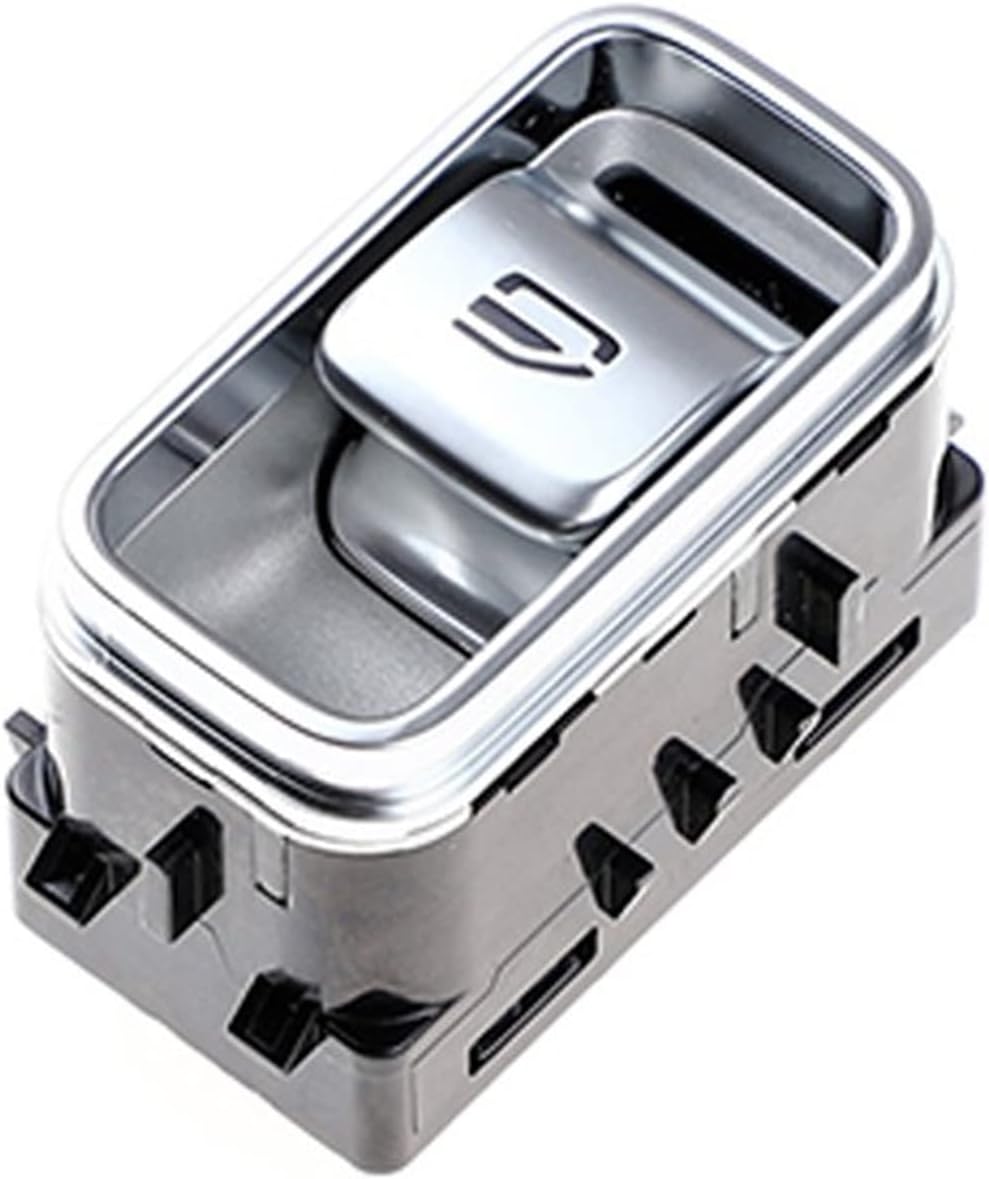 Silver Window Switch  1679054601  A1679054601 Compatible With MERCEDES BENZ GLS W167 & GLE W167 Tag-SW-64