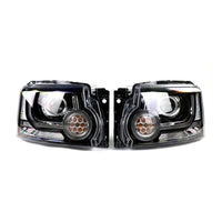 Front Head Lamp Assembly (9 Pins) Left LR052378 & Right LR052387 Compatible With Land Rover Discovery 4 L319 2013-14