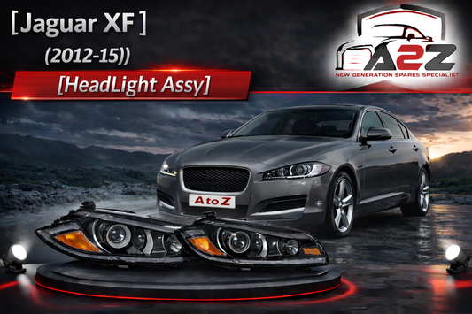 Complete Headlight Assy Left C2Z31436 & Right C2Z31435 (Both Side 14 Pin) Compatible With Jaguar XF (2012-2015) Tag No.15