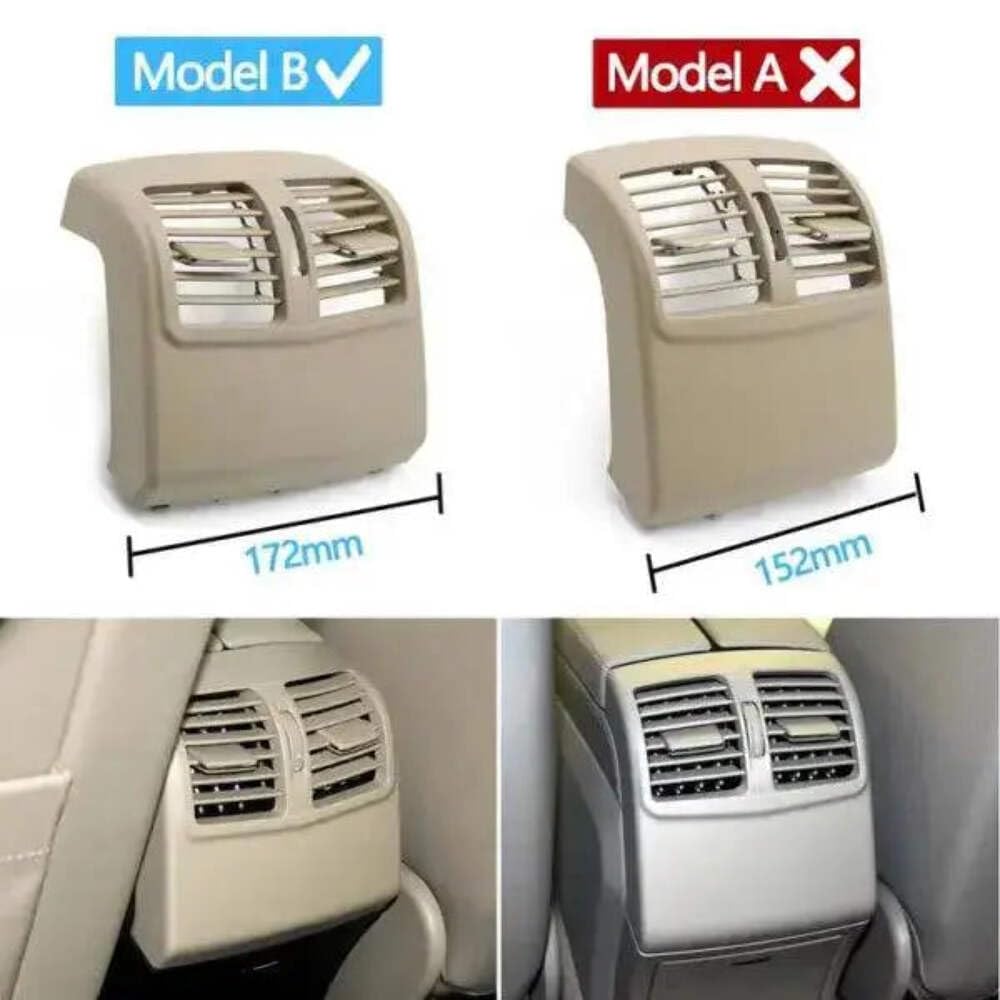 Rear Ac Vent Grille (New-Model-High-end ) Light Beige 21283013548R99 Compatible With Mercedes E Class W212 2009-2015