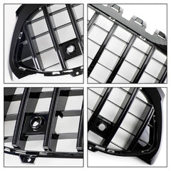 Front Bumper Grill Compatible With Mercedes Benz A Class W177 A250 A200 A45 2019-2023 Front Bumper Grill W177 Grill Gtr Black