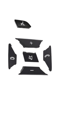 Moka-Square Steering Wheel Switch Control Buttons 2185400162-8495 & 2185400262-8495 Compatible with MERCEDES BENZ C-CLASS W204 & E-CLASS W212 & CLS C218
