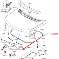 Hood Control Cable LR038195 Compatible With Range Rover Sport - L494 (2013-22)