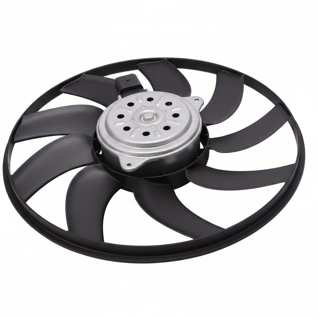 Engine Cooling Fan Motor Fan Assembly (Big) 8K0959455K 8K0959455G 8K0959455F Compatible with AUDI A4 B8 (8K2) | A4 / S4 & A6 C7 (4G2, 4GC) | A6 / S6 & A7 Sportback (4GA, 4GF) | A7 / S7 & Q3 & Q5 (8RB)