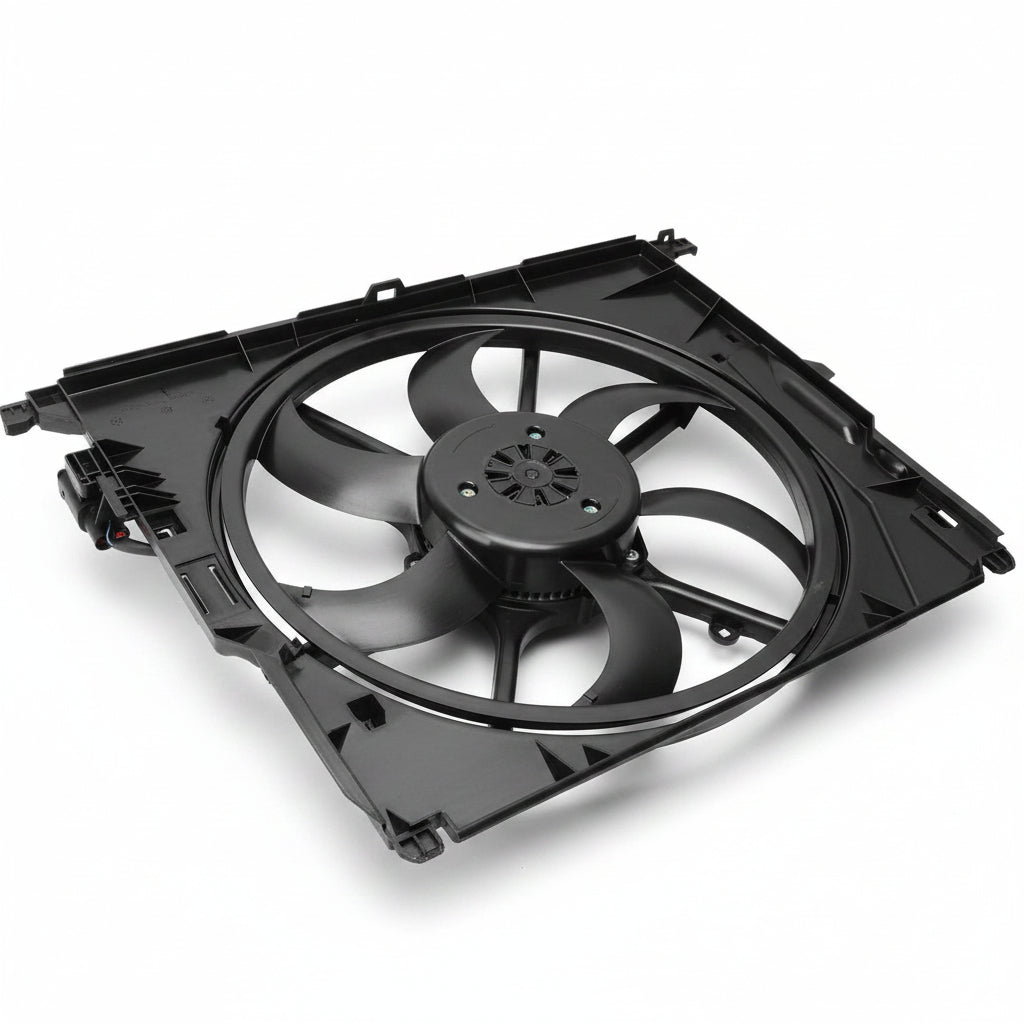 Engine Radiator Cooling Fan Assembly 17428509740 17417589031 17427804620 Compatible With BMW 5 Series (F10) & 6 Convertible (F12)