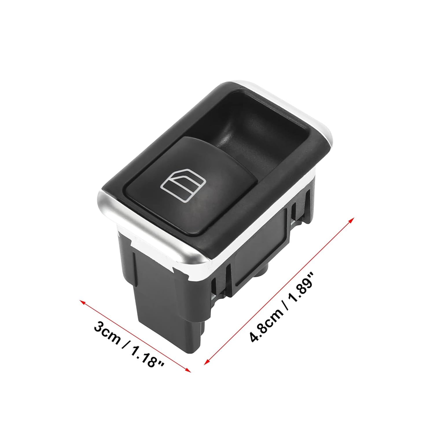 4-Pin Window Switch For Models 204/212/207/197 2049058202 2049058102 2048700451 A2049058202  A2049058102 Compatible With MERCEDES Benz C-CLASS W204 & E-CLASS W212 Tag-SW-36