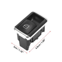 4-Pin Window Switch For Models 204/212/207/197 2049058202 2049058102 2048700451 A2049058202  A2049058102 Compatible With MERCEDES Benz C-CLASS W204 & E-CLASS W212 Tag-SW-36