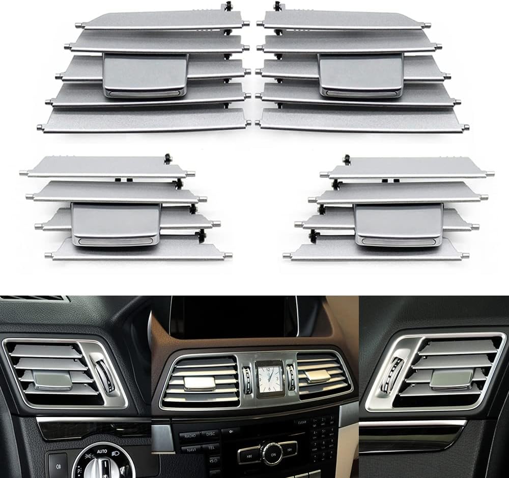 Center AC Conditioner Air Vent Grill Outlet Tab Clip Repair Kit 2078300000 Compatible With MERCEDES BENZ E-CLASS C207 Tag-ACR-17