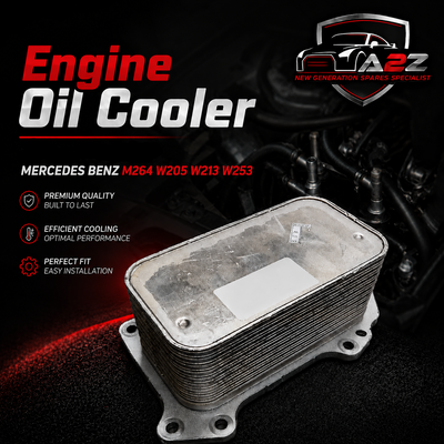 Engine Oil Cooler 2641880001 2641880400 Compatible With Mercedes Benz M264 W205 W213 W253