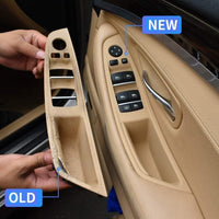 Door Handle Compatible with BMW 5 Series Door Handle 5 Series F10 2010-2017 Pull Black